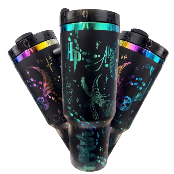 Copo Térmico 1L Harry Potter Oficial Preto + Brinde