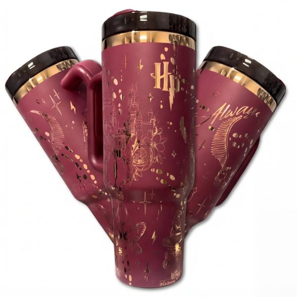 Copo Térmico 1L Harry Potter Oficial Vermelho + Brinde