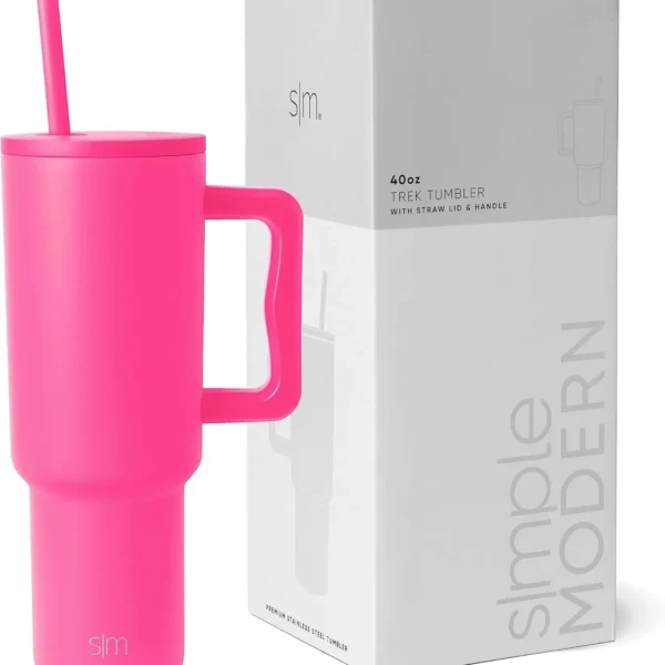 Copo Térmico S|M Pink 1,18L – Estilo e Elegância.