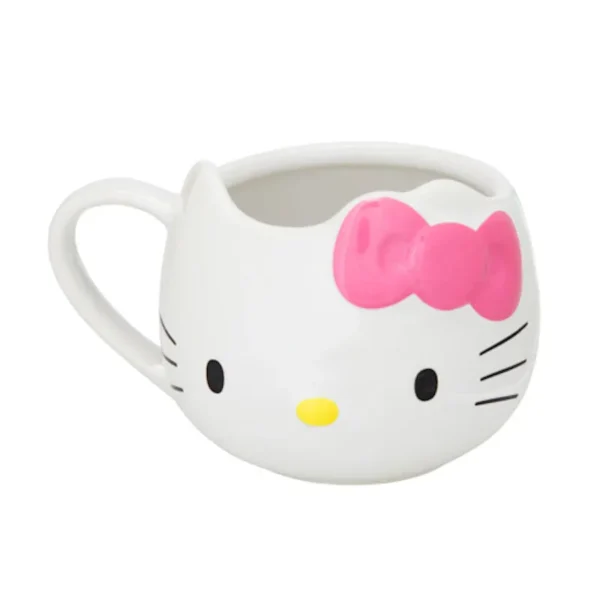 🎀 Caneca Hello Kitty 3D – 400ml de Fofura Clássica!