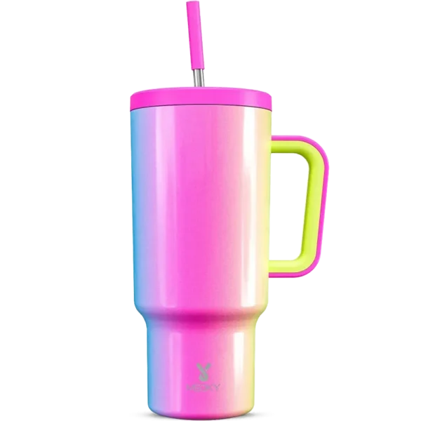 Copo Térmico Meoky Arco-Íris 1,18L – 34h Gelado
