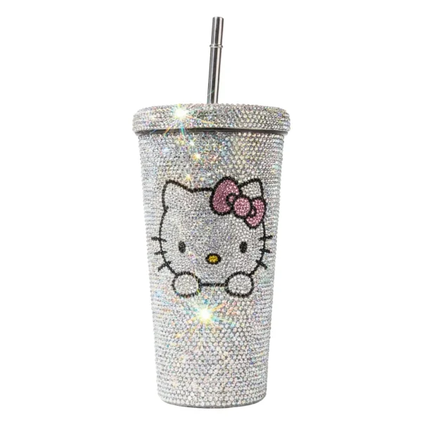 Copo Térmico Hello Kitty Brilhante - OFERTA VOLTA ÁS AULAS