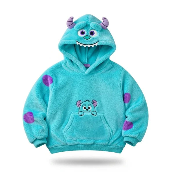 Moletom 3D Sulley Azul Monstros S.A