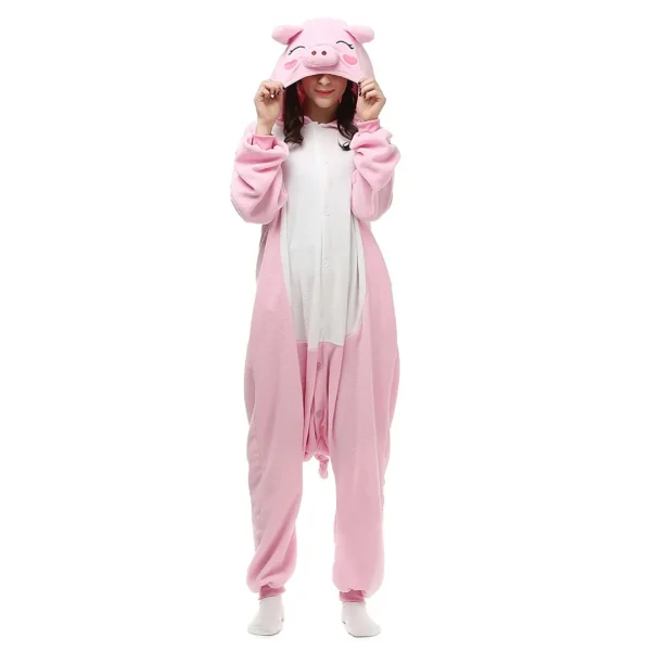 Pijama Kigurumi Porquinho Confortável