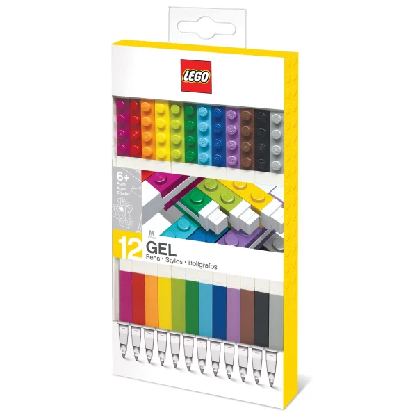 Kit Caneta Gel LEGO - 12 Cores
